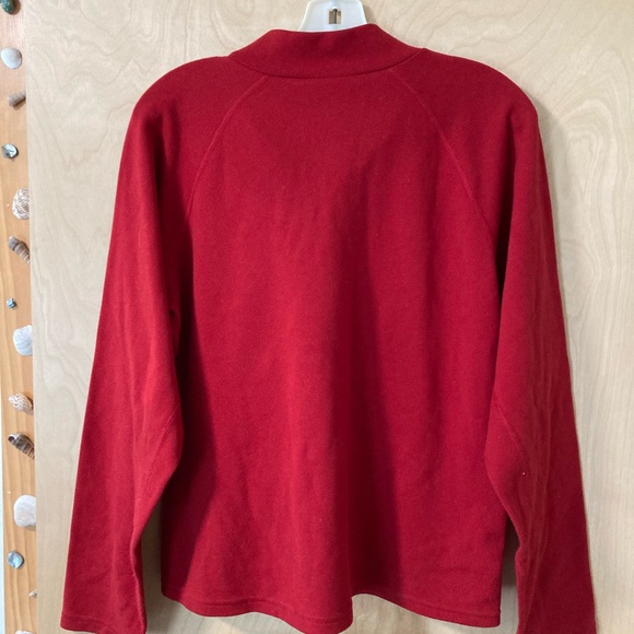 The North Face Women's Red Quarter-Zip Lightweight Top Women’s Size Large - Picture 3 of 3